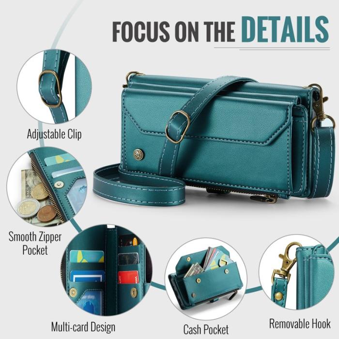 Caseme - CASEME C36 Läderfodral för Samsung Galaxy S20 4G/5G - Grön