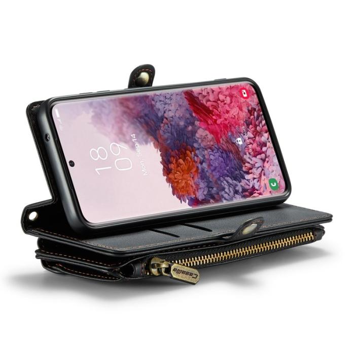 Caseme - CASEME C36 Läderfodral för Samsung Galaxy S20 - Svart