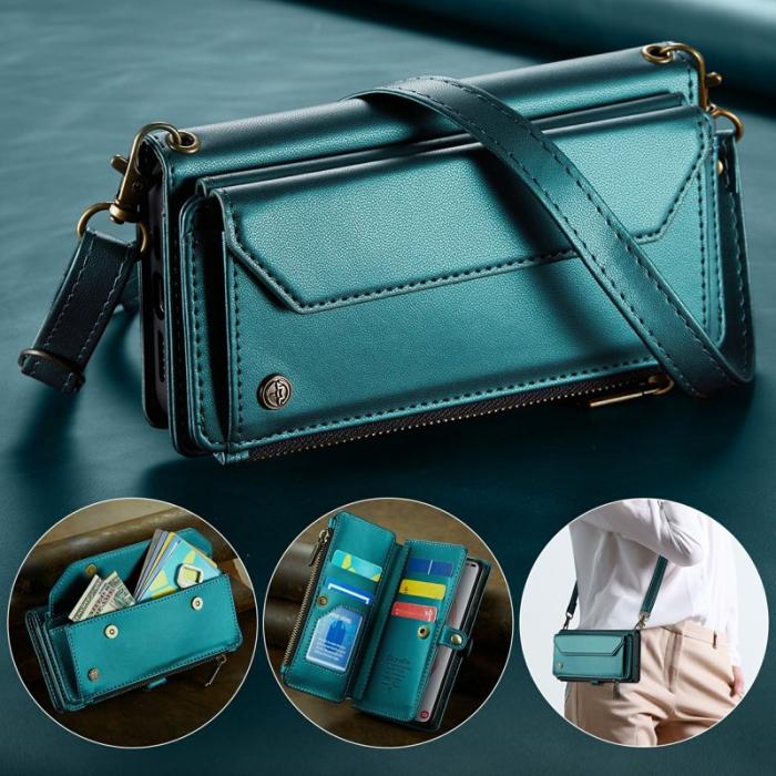 Caseme - CASEME C36 Läderfodral för Samsung Galaxy S21 5G - Grön