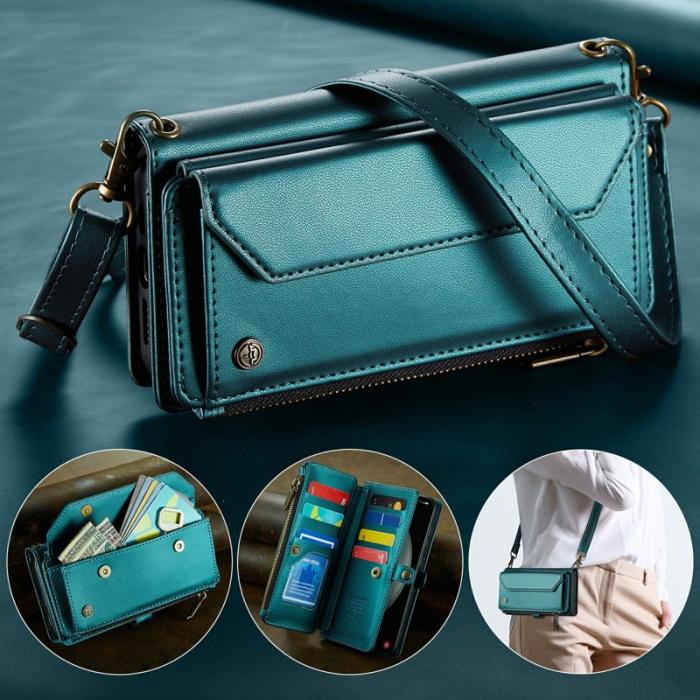 Caseme - CASEME C36 Läderfodral för Samsung Galaxy S23 FE - Grön