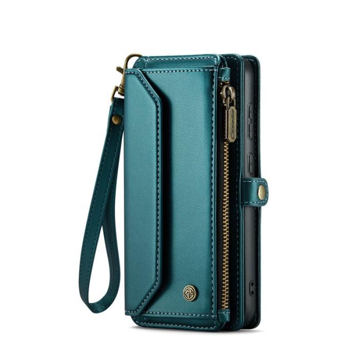 Caseme - CASEME C36 Läderfodral för Samsung Galaxy S25+ - Grön