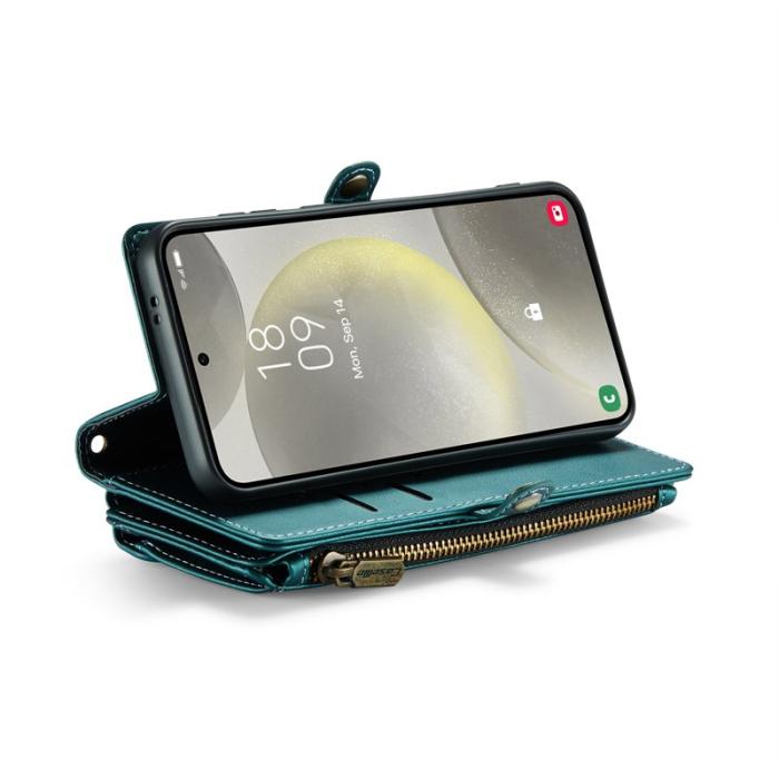Caseme - CASEME C36 Läderfodral för Samsung Galaxy S25+ - Grön