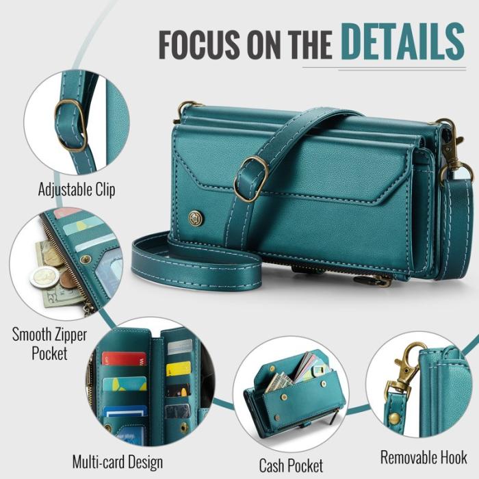 Caseme - CASEME C36 Läderfodral för Samsung Galaxy S25 Ultra - Grön