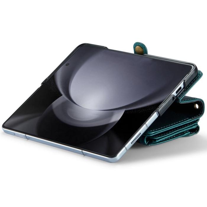 Caseme - CASEME C36 Läderfodral för Samsung Galaxy Z Fold6 5G - Grön