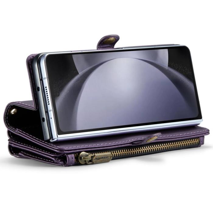 Caseme - CASEME C36 Läderfodral för Samsung Galaxy Z Fold6 5G - Lila