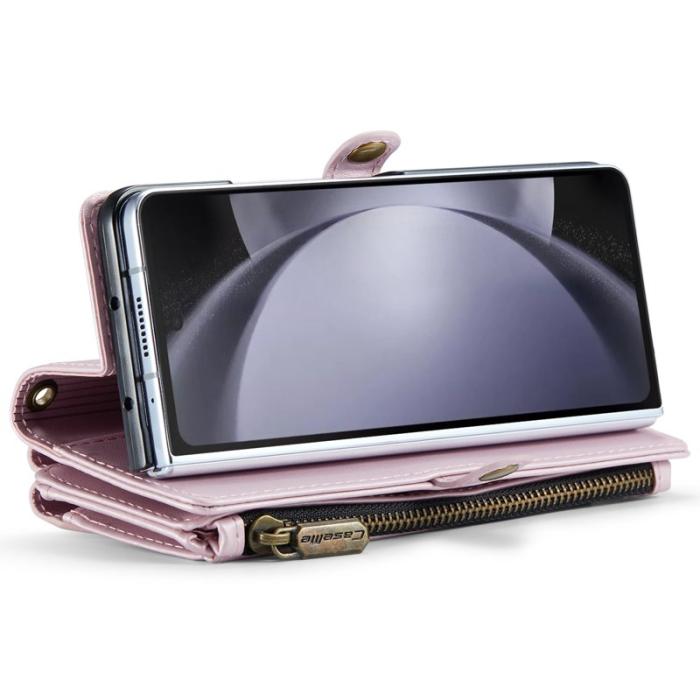 Caseme - CASEME C36 Läderfodral för Samsung Galaxy Z Fold6 5G - Roséguld