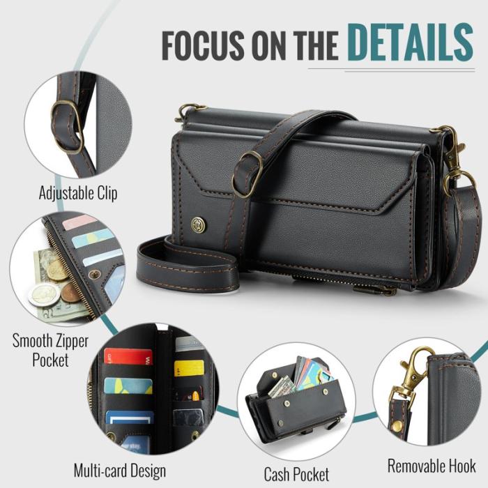 Caseme - CASEME C36 Läderfodral till Google Pixel 10 Pro XL - Svart