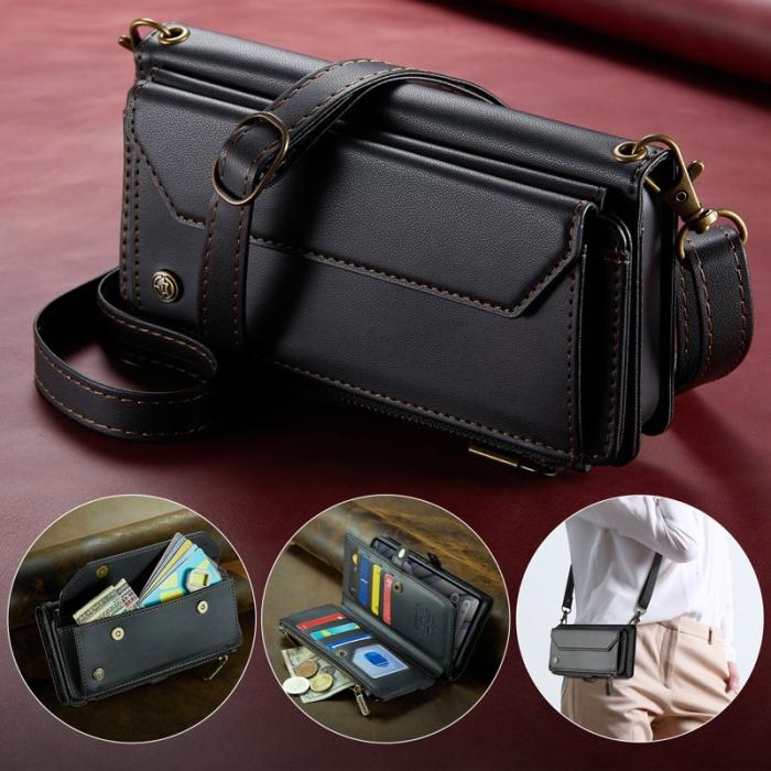 Caseme - CASEME C36 Läderfodral till Google Pixel 7a - Svart