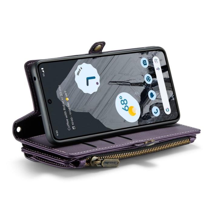 Caseme - CASEME C36 Läderfodral till Google Pixel 8 Pro - Lila