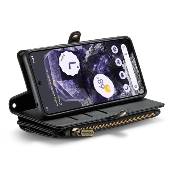 Caseme - CASEME C36 Läderfodral till Google Pixel 8 - Svart