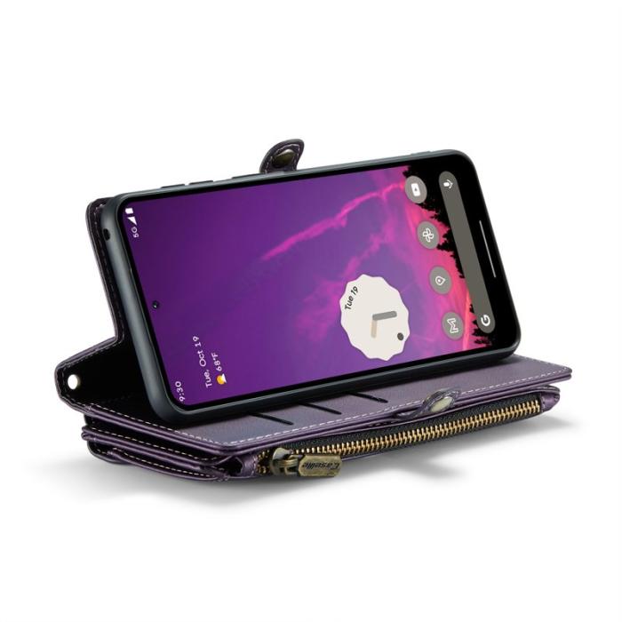 Caseme - CASEME C36 Läderfodral till Google Pixel 9 Pro XL - Lila