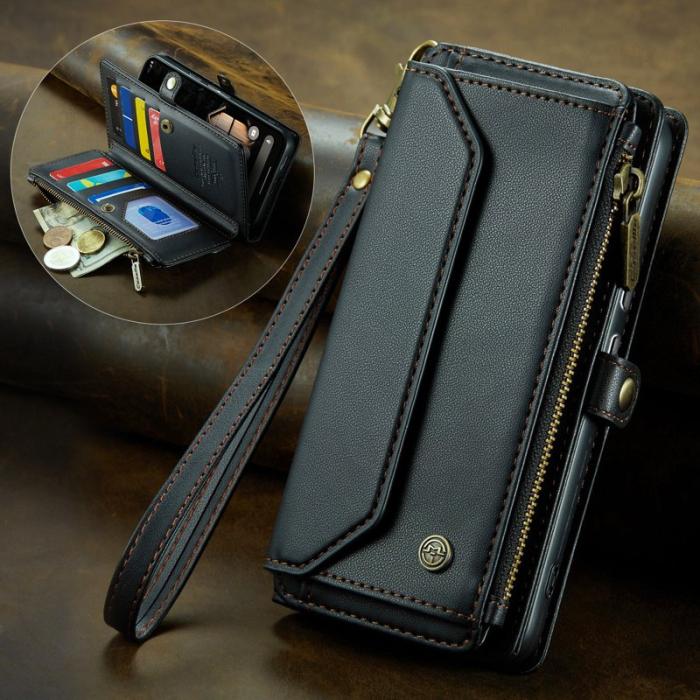 Caseme - CASEME C36 Läderfodral till Google Pixel 9a - Svart