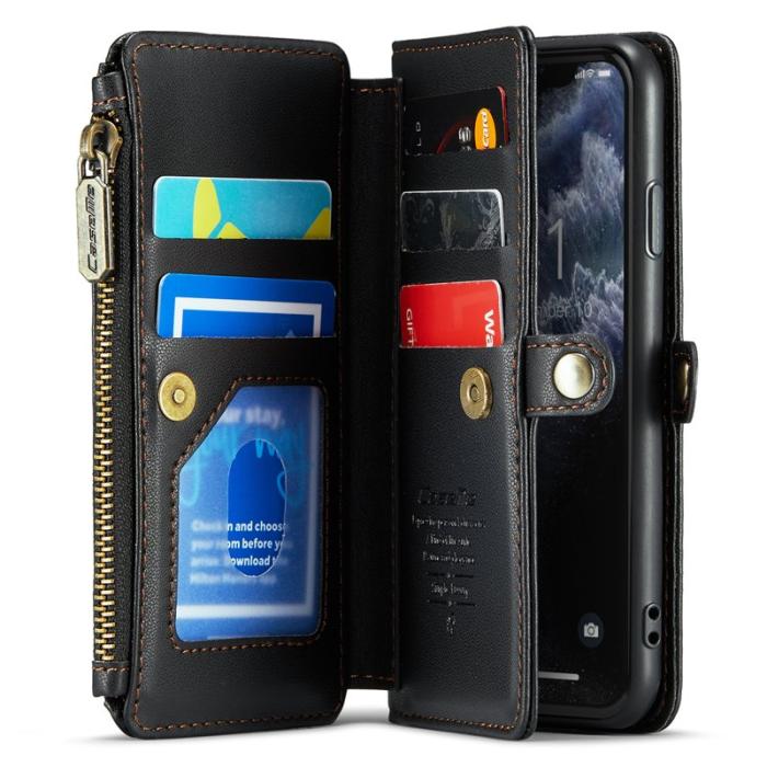 Caseme - CASEME C36 Läderfodral till iPhone 11 Pro - Svart