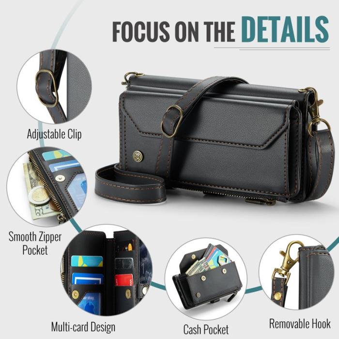 Caseme - CASEME C36 Läderfodral till iPhone 11 Pro - Svart