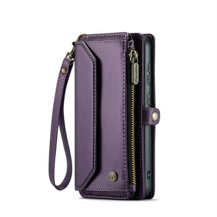 Caseme - CASEME C36 Läderfodral till Samsung Galaxy S25 - Lila