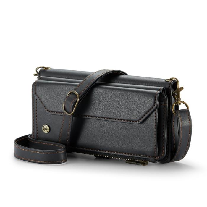 Caseme - CASEME C36 Läderfodral till Samsung Galaxy Z Fold3 5G - Svart