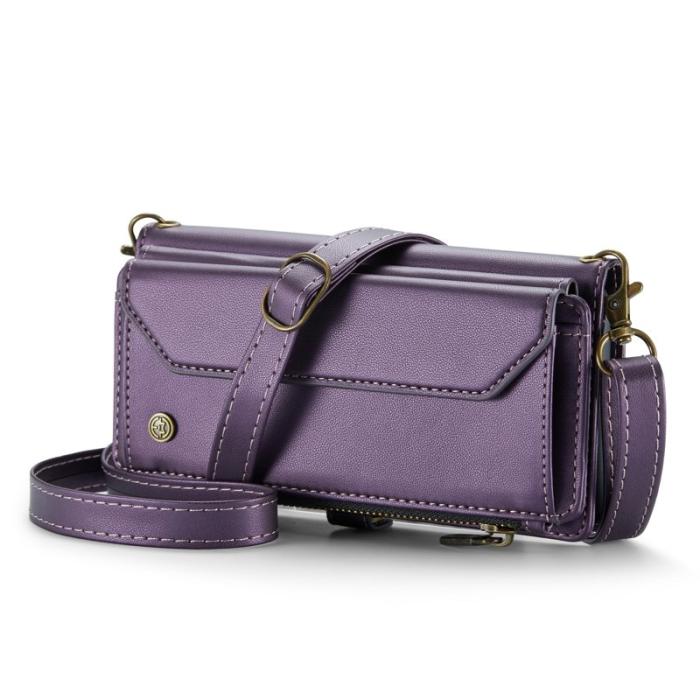 Caseme - CASEME C36 Läderfodral till Samsung Galaxy Z Fold5 - Lila