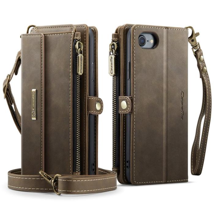 Caseme - CASEME C39 Fodral för iPhone 7/8/SE 2020/2022 Läder Brun