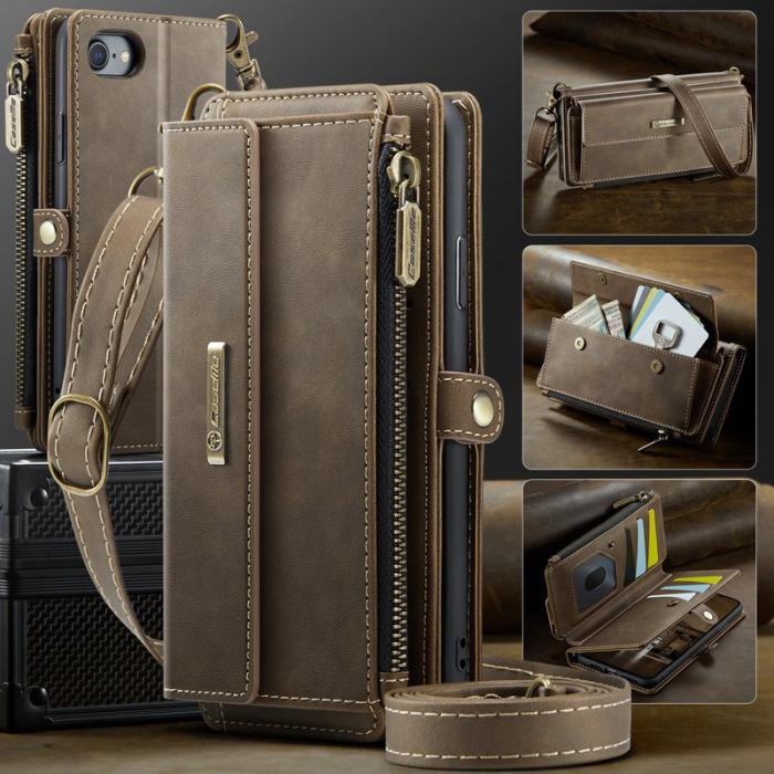 Caseme - CASEME C39 Fodral för iPhone 7/8/SE 2020/2022 Läder Brun