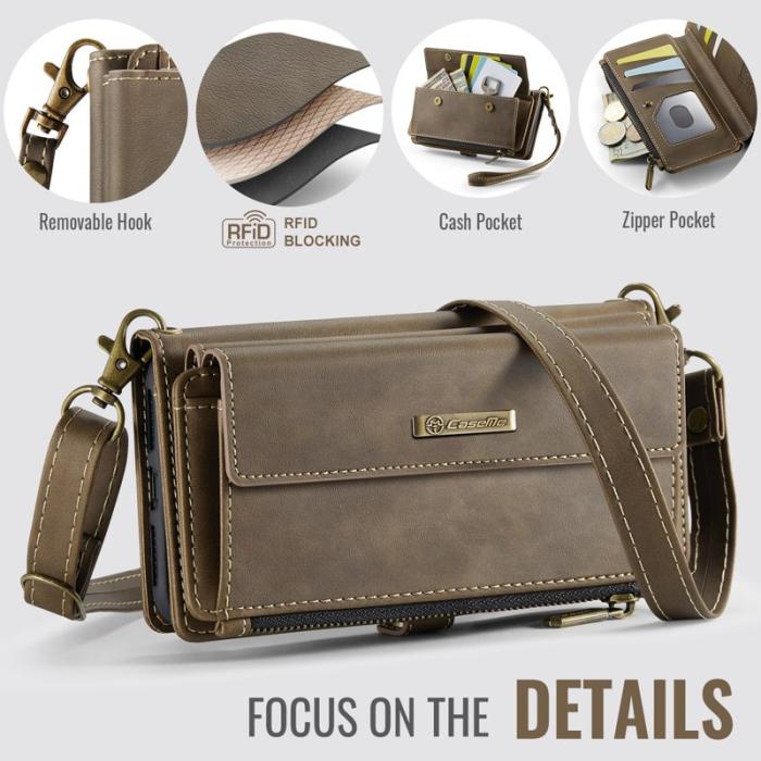 Caseme - CASEME C39 Fodral för iPhone 7/8/SE 2020/2022 Läder Brun