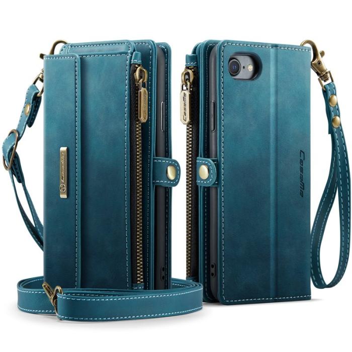 Caseme - CASEME C39 Fodral för iPhone 7/8/SE 2020/2022 Läder Grön