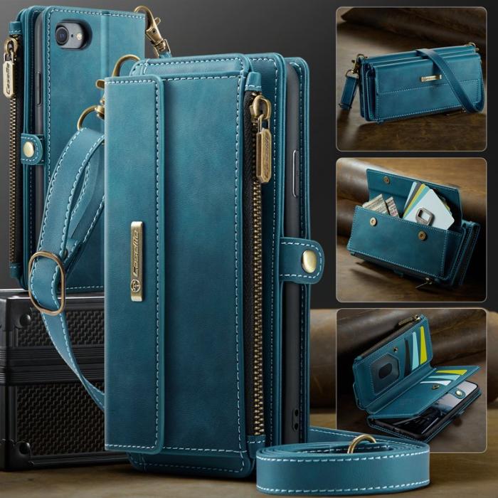 Caseme - CASEME C39 Fodral för iPhone 7/8/SE 2020/2022 Läder Grön