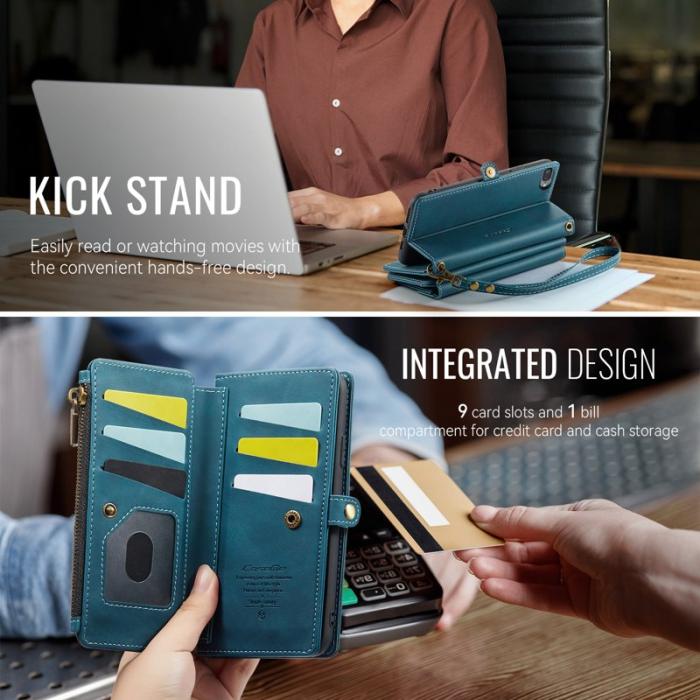 Caseme - CASEME C39 Fodral för iPhone 7 Plus/8 Plus/6 Plus Grön