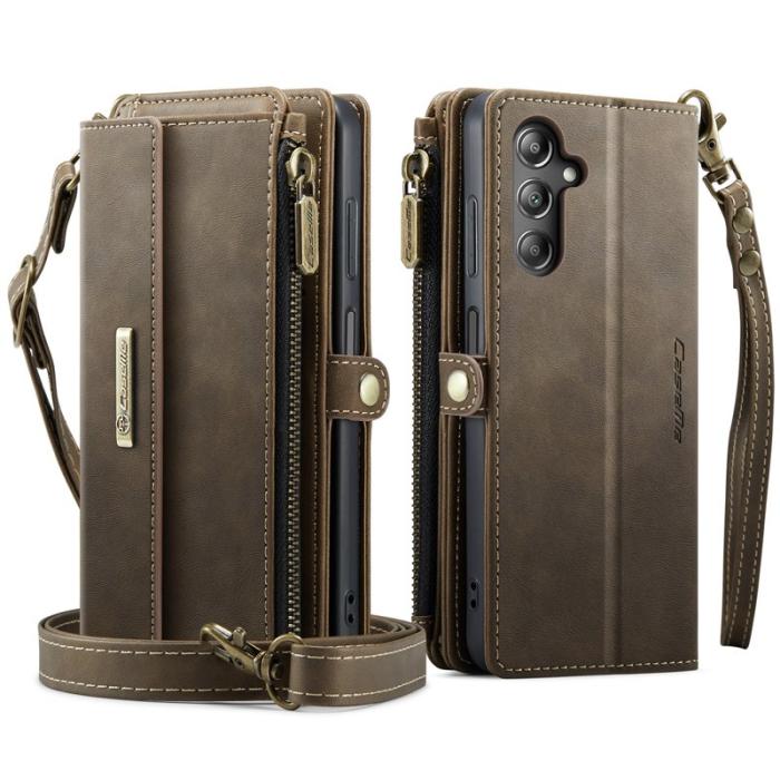 Caseme - CASEME C39 Fodral för Samsung Galaxy A14 5G - Brun