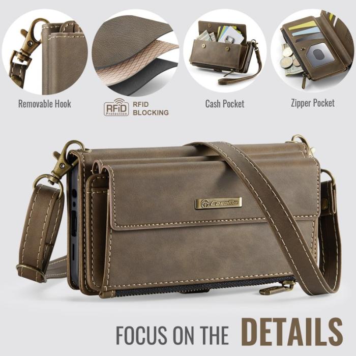 Caseme - CASEME C39 Fodral för Samsung Galaxy A14 5G - Brun