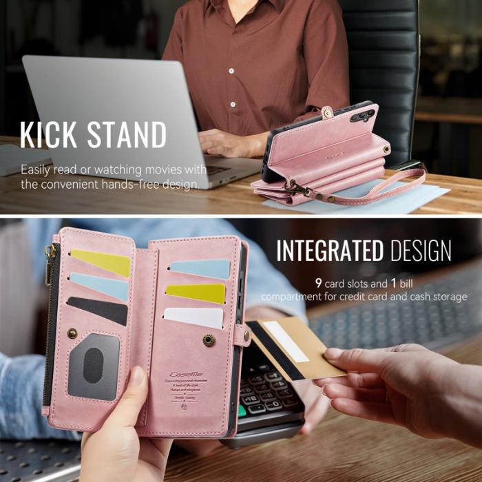 Caseme - CASEME C39 Fodral för Samsung Galaxy A15 5G - Rosa