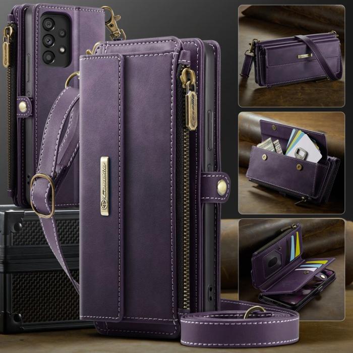 Caseme - CASEME C39 Fodral för Samsung Galaxy A53 5G Lila med RFID