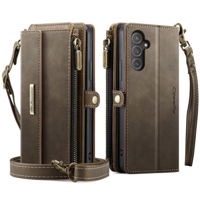 Caseme - CASEME C39 Fodral för Samsung Galaxy A54 5G - Brun Leather