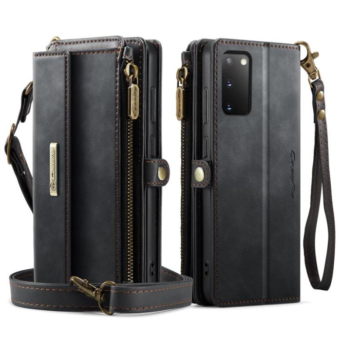 Caseme - CASEME C39 Fodral för Samsung Galaxy S20 4G/5G - Svart