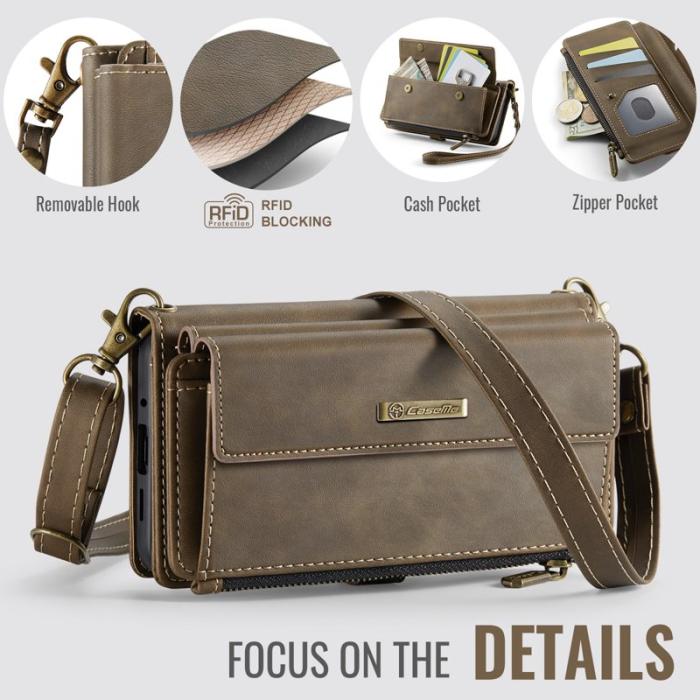 Caseme - CASEME C39 Fodral för Samsung Galaxy S20 FE - RFID, Brun