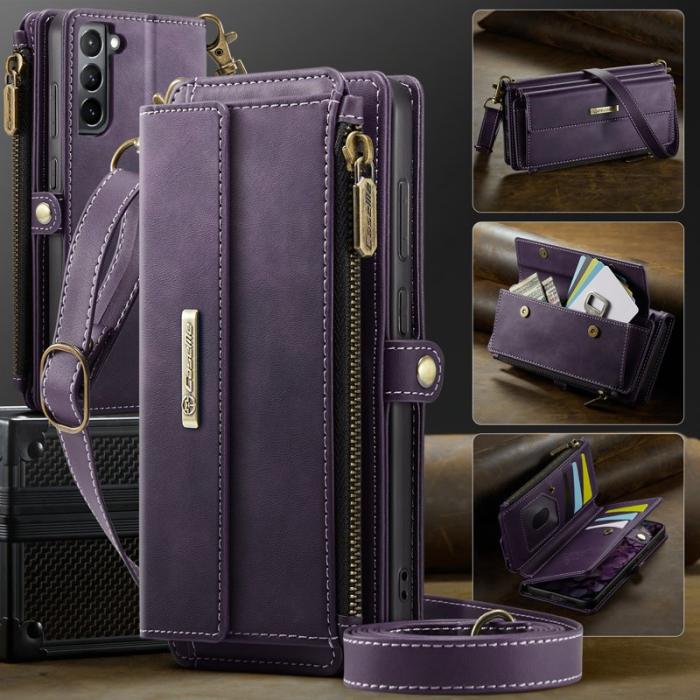 Caseme - CASEME C39 Fodral för Samsung Galaxy S21+ 5G Lila