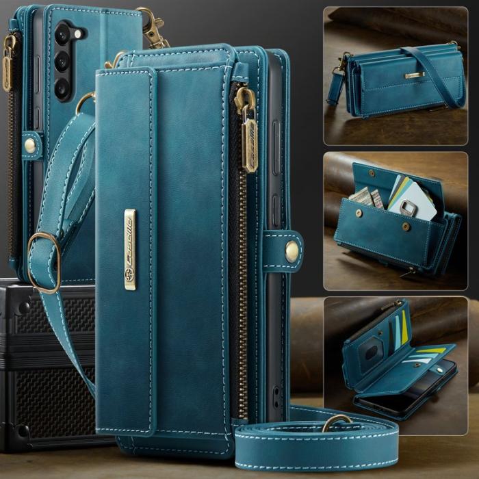 Caseme - CASEME C39 Fodral för Samsung Galaxy S23+ med RFID, Grön