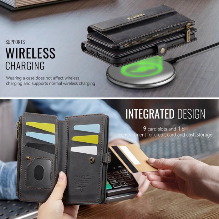 Caseme - CASEME C39 Fodral till iPhone XR 6.1 tum med RFID, Svart