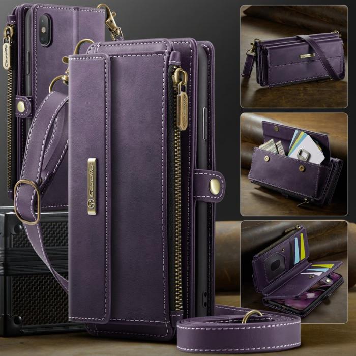 Caseme - CASEME C39 Fodral till iPhone XS Max 6.5 tum Lila