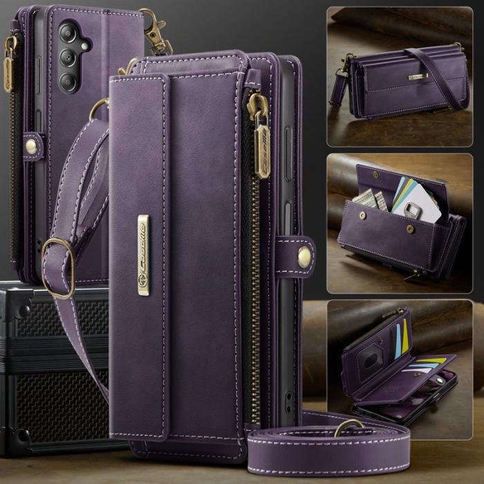 Caseme - CASEME C39 Fodral till Samsung Galaxy A14 5G Lila med RFID