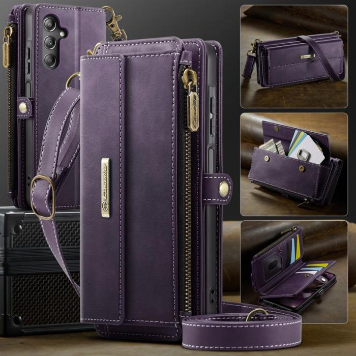 Caseme - CASEME C39 Fodral till Samsung Galaxy A15 5G Lila med RFID