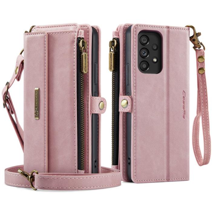 Caseme - CASEME C39 Fodral till Samsung Galaxy A53 5G med RFID - Rosa