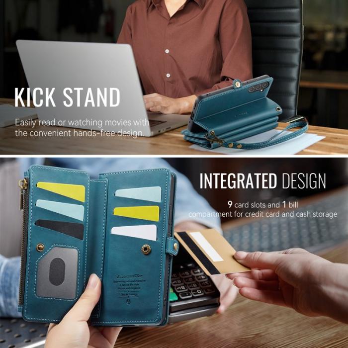 Caseme - CASEME C39 Fodral till Samsung Galaxy A54 5G - Grön