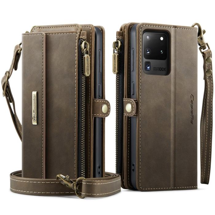 Caseme - CASEME C39 Fodral till Samsung Galaxy S20 Ultra - Brun
