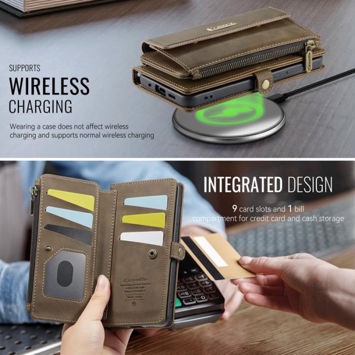 Caseme - CASEME C39 Fodral till Samsung Galaxy S20 Ultra - Brun