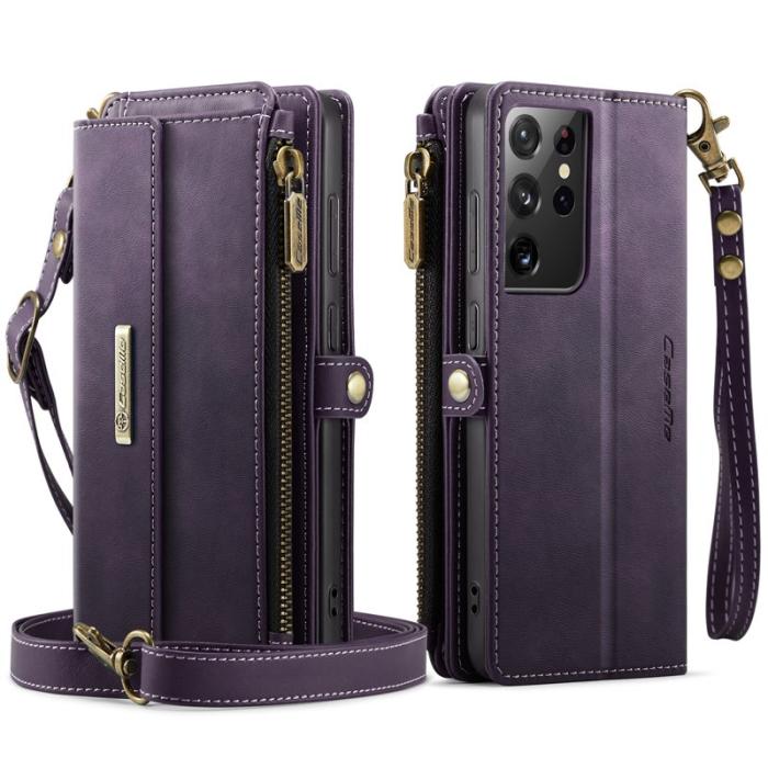 Caseme - CASEME C39 Fodral till Samsung Galaxy S21 Ultra 5G Lila