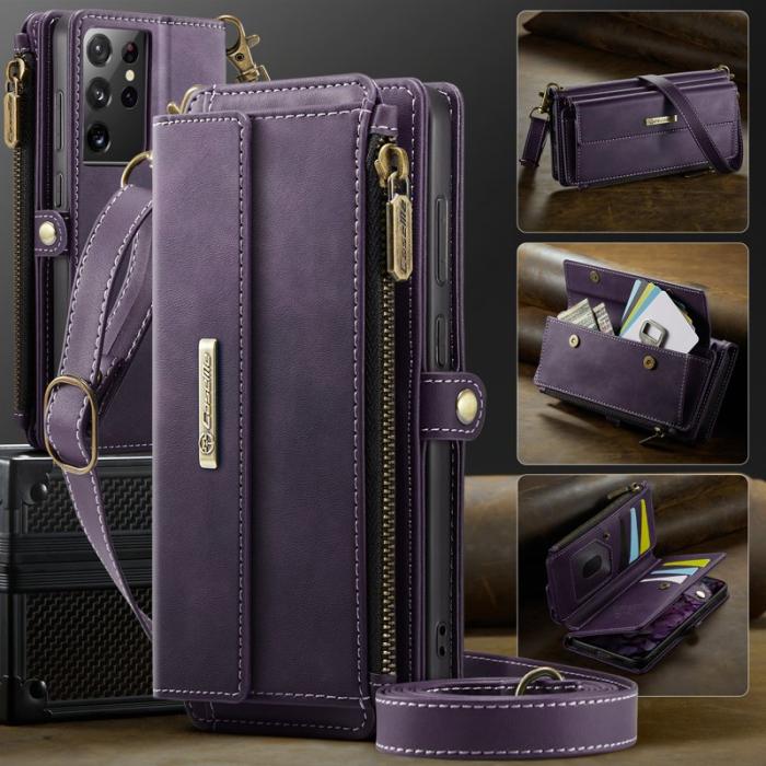Caseme - CASEME C39 Fodral till Samsung Galaxy S21 Ultra 5G Lila