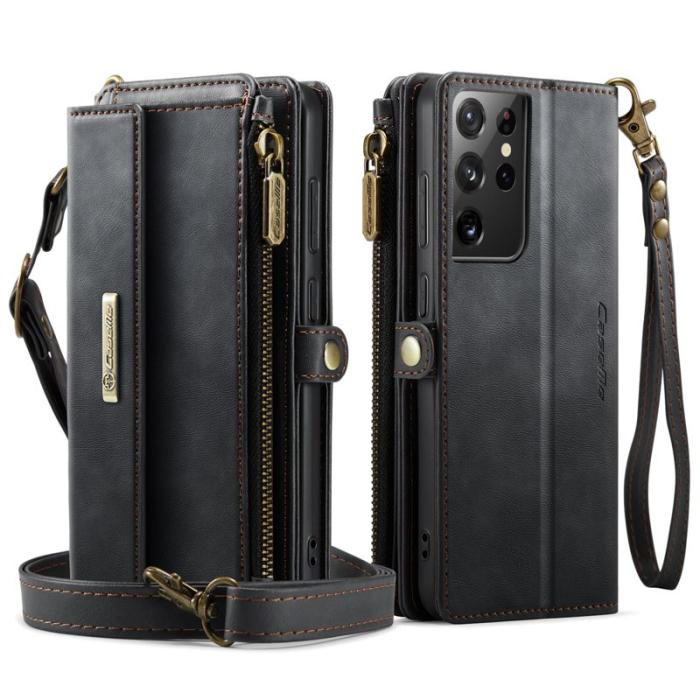Caseme - CASEME C39 Fodral till Samsung Galaxy S21 Ultra 5G - Svart