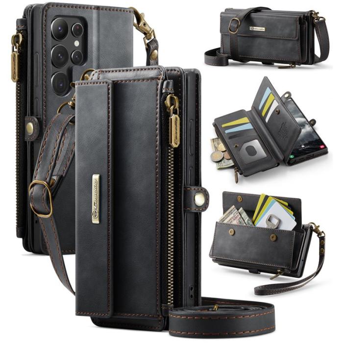 Caseme - CASEME C39 Fodral till Samsung Galaxy S22 Ultra 5G - Svart