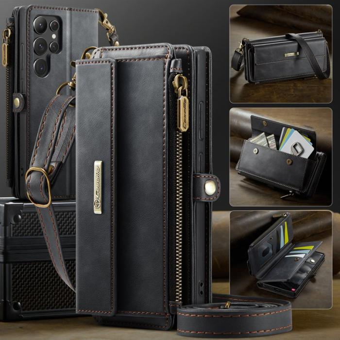 Caseme - CASEME C39 Fodral till Samsung Galaxy S22 Ultra 5G - Svart