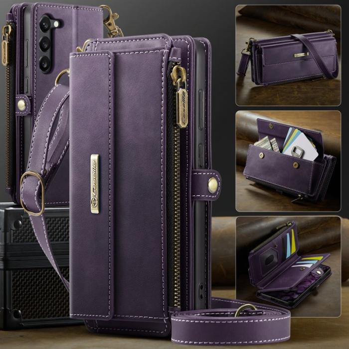 Caseme - CASEME C39 Fodral till Samsung Galaxy S23 med RFID, Lila